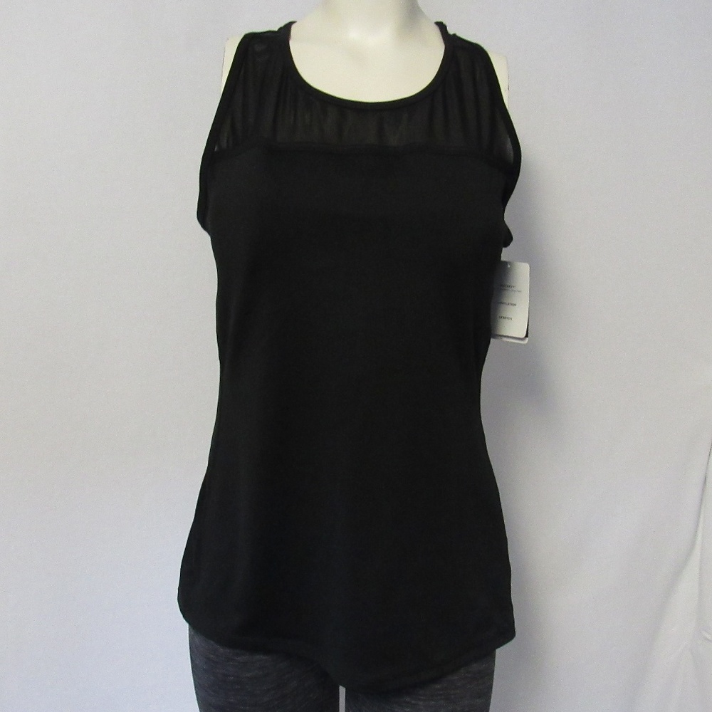 Champion Black Racerback Activewear Workout Tank